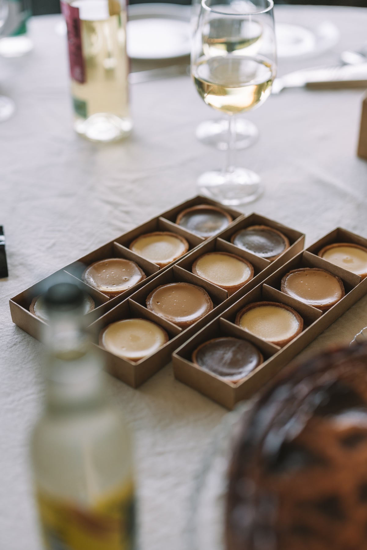 tartaletas de queso de luna y wanda para catering y eventos en madrid