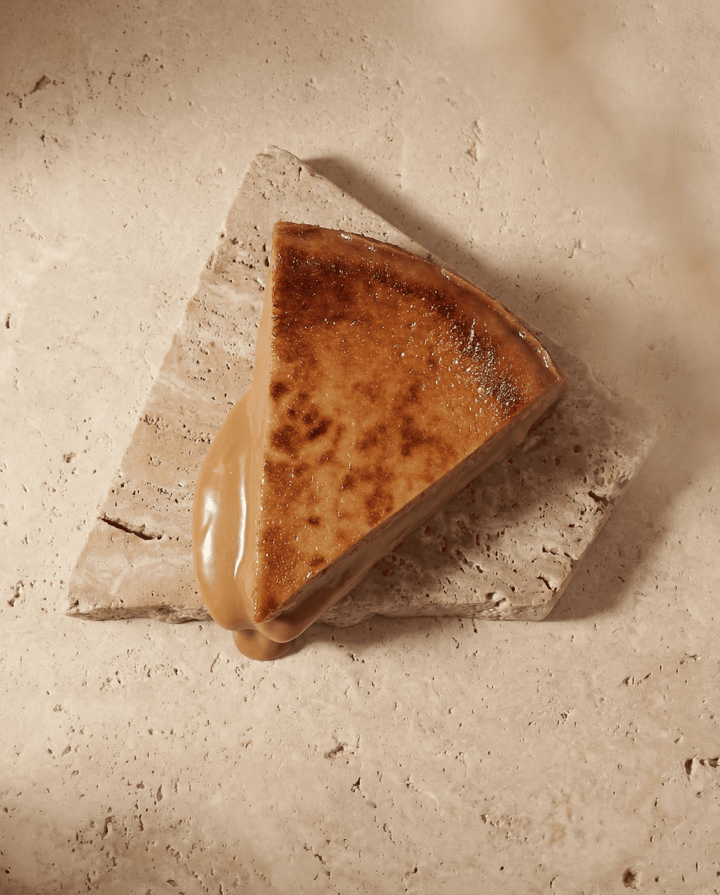 tarta de queso y dulce de leche de luna y wanda