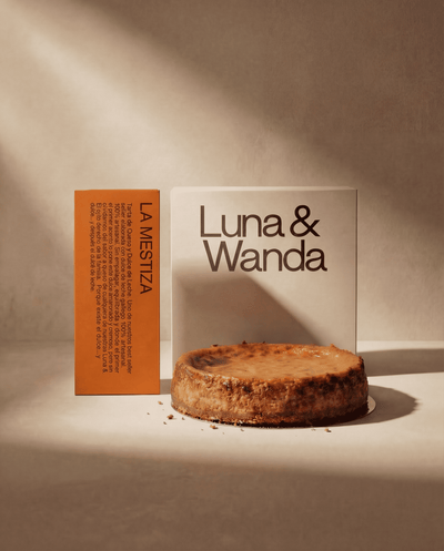 tarta de queso y dulce de leche de luna y wanda